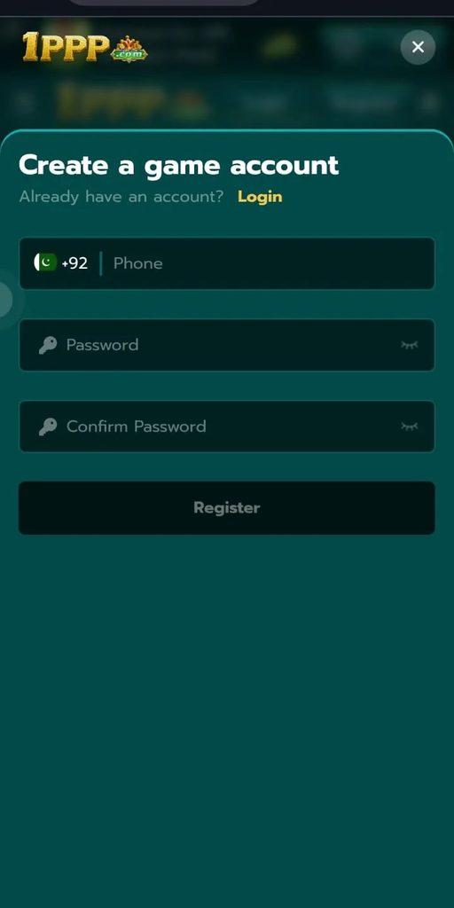 1PPP Game Login